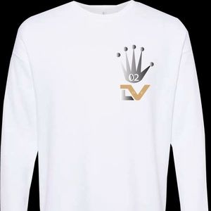 CROWN LV----L/S CREW----WHITE